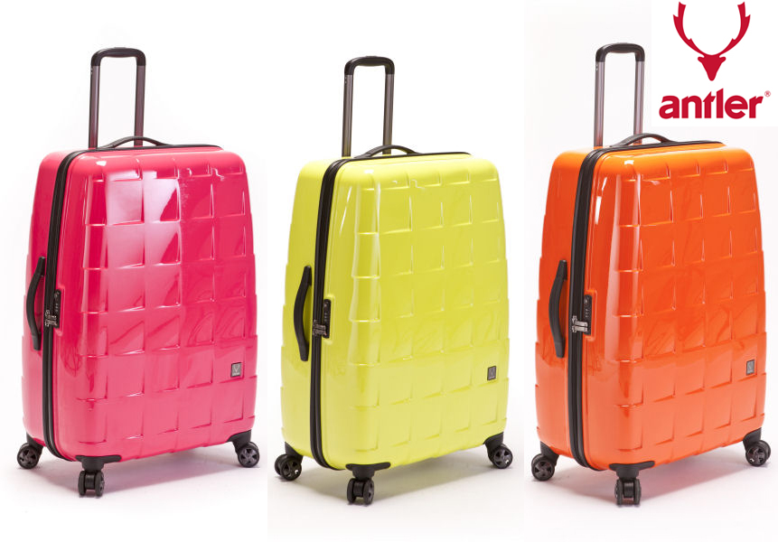 antler pink suitcase