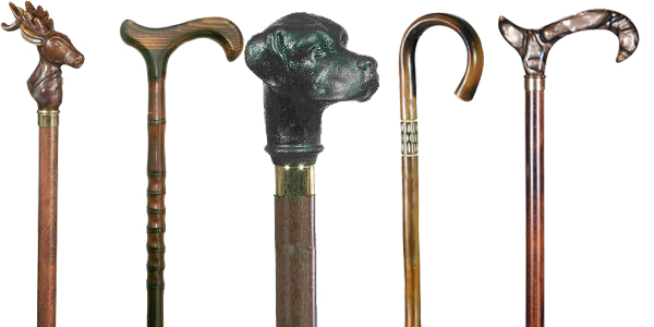 A wide range of Walking Sticks at Philip Morris and Son