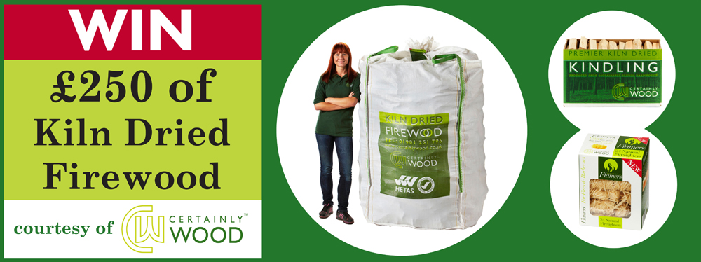 WIN £250 worth of Kiln Dried Firewood with our latest competition!