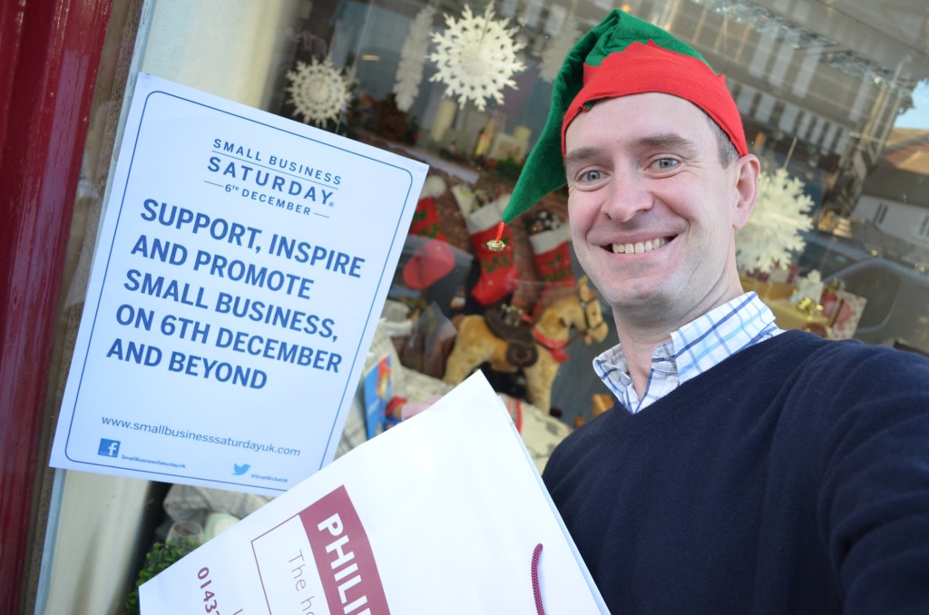 Managing Partner, John Jones, taking a #SmallBizSelfie to show his support for small local businesses