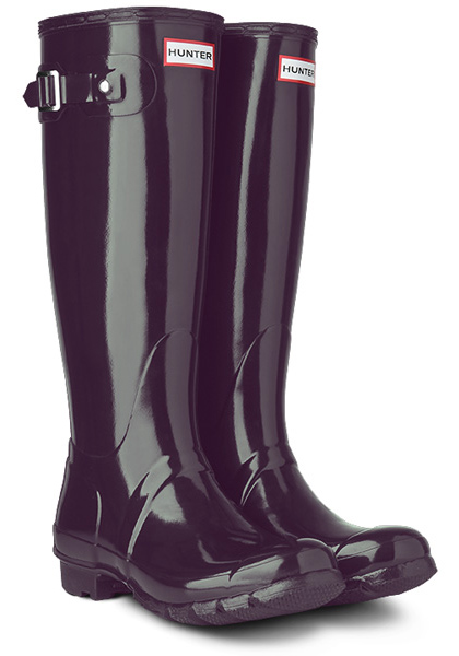 Hunter Original Gloss Wellington Boots as a gift for her - £95