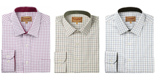 Dad will look extra dapper this year with a Schoffel shirt for Father's Day