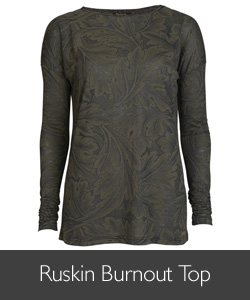 Barbour William Morris Ruskin Burnout Top available at Philip Morris and Son