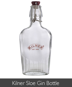 Kilner Sloe Gin Bottles are available at Philip Morris and Son