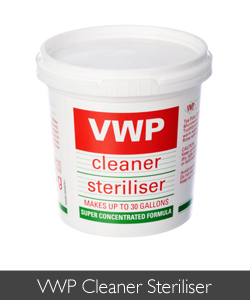 VWP Cleaner Steriliser is available at Philip Morris and Son